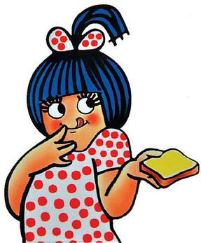 amul girl mascot